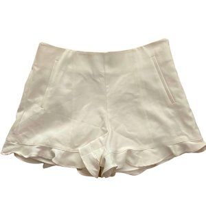 1. STATE Ruffle White Shorts